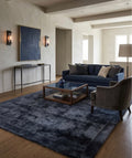 Midnight Charcoal  Viscose Handtufted Rugs