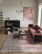 Fragmented Morning Viscose  Handtufted Rugs