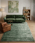 Sage Green Viscose Handtufted Rugs