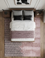 Fragmented Morning Viscose  Handtufted Rugs