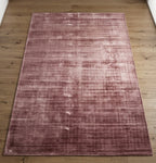 Dusty Rose Viscose Handtufted Rugs