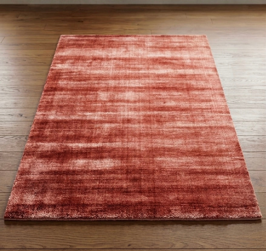 Terracotta Mist Viscose Handtufted Rugs