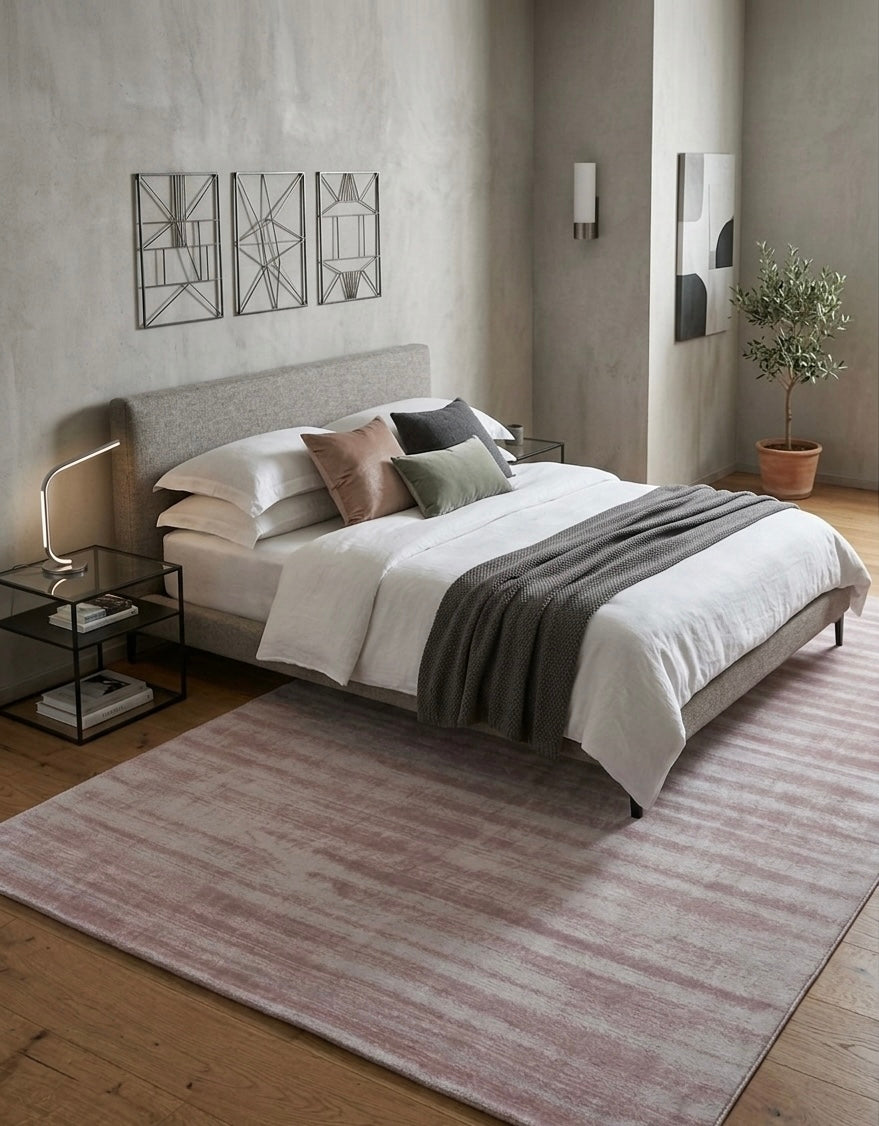 Radiant Amber Viscose Handtufted Rugs