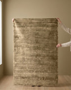 Antique Gold Viscose Handtufted Rugs