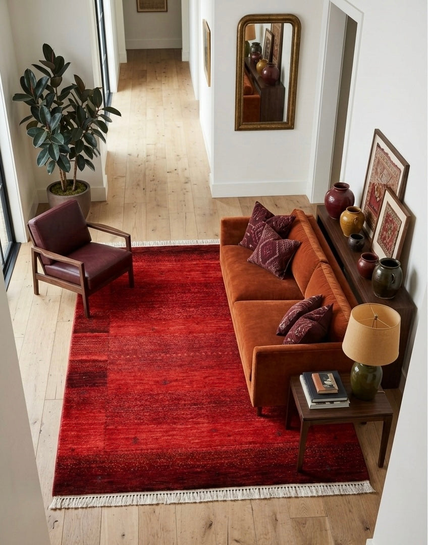 Red Earth Gabbeh Handknotted Rugs