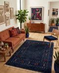 Desert Night Gabbeh Handknotted Rugs