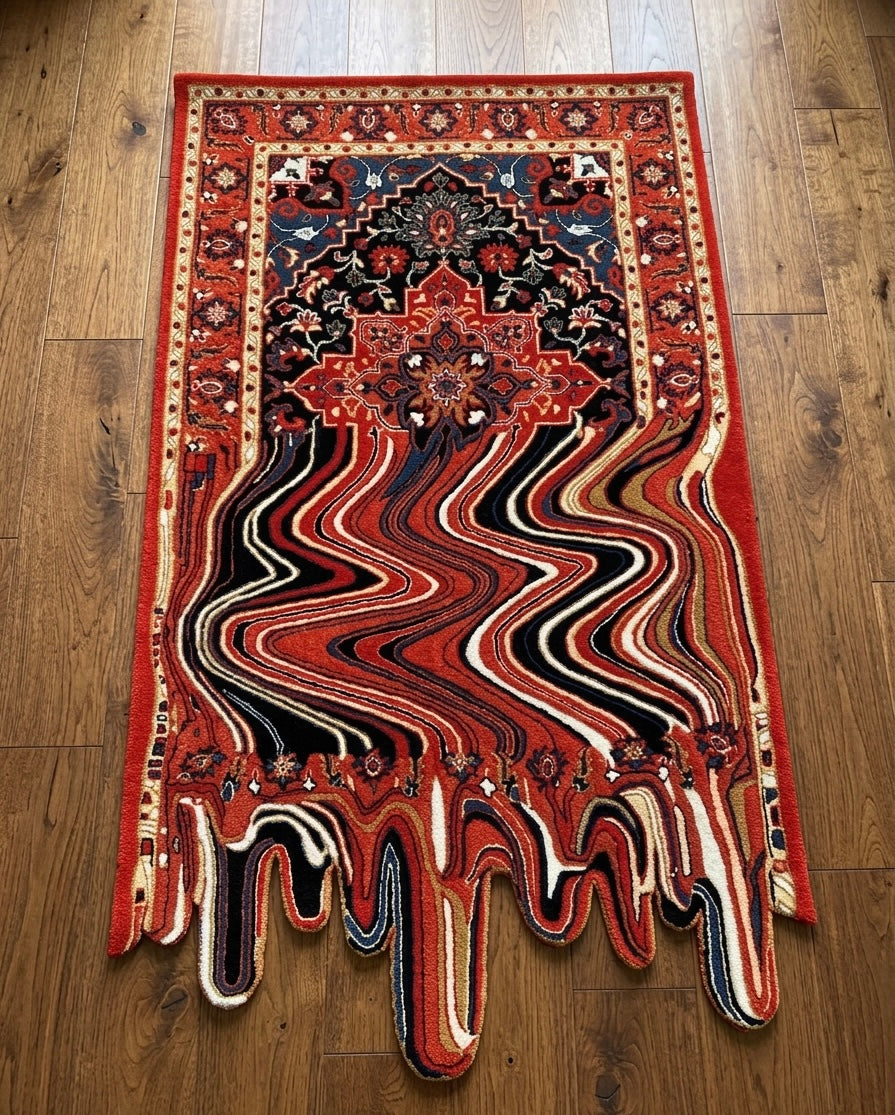 Hand-Tufted Melting Persian Heritage Rug