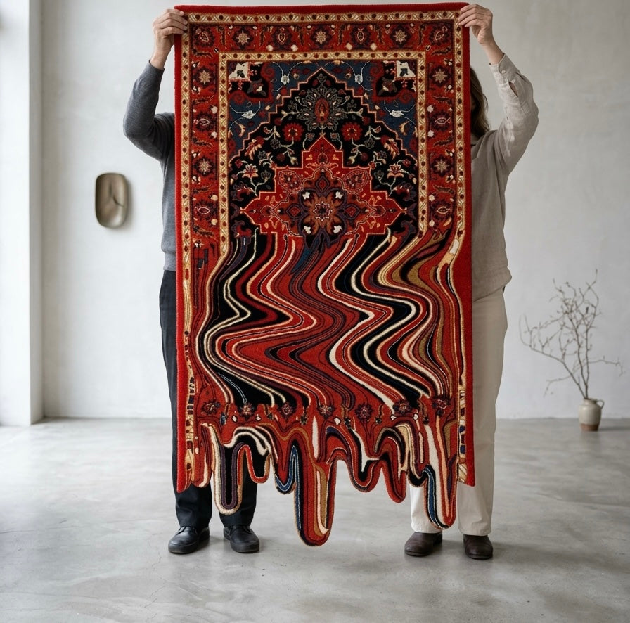Hand-Tufted Melting Persian Heritage Rug