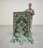 Modern Hand-tufted Melting Persian Motif Rug