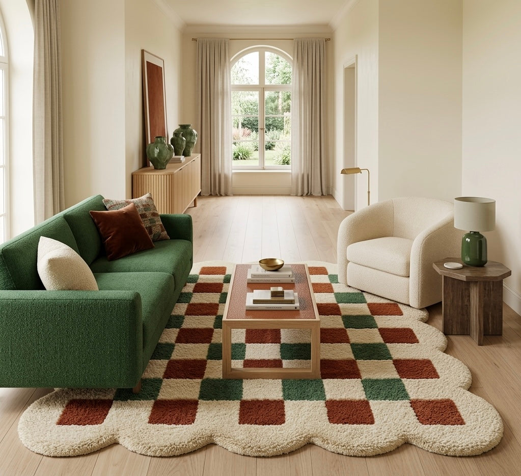 Matcha Glaze Irregular Rugs