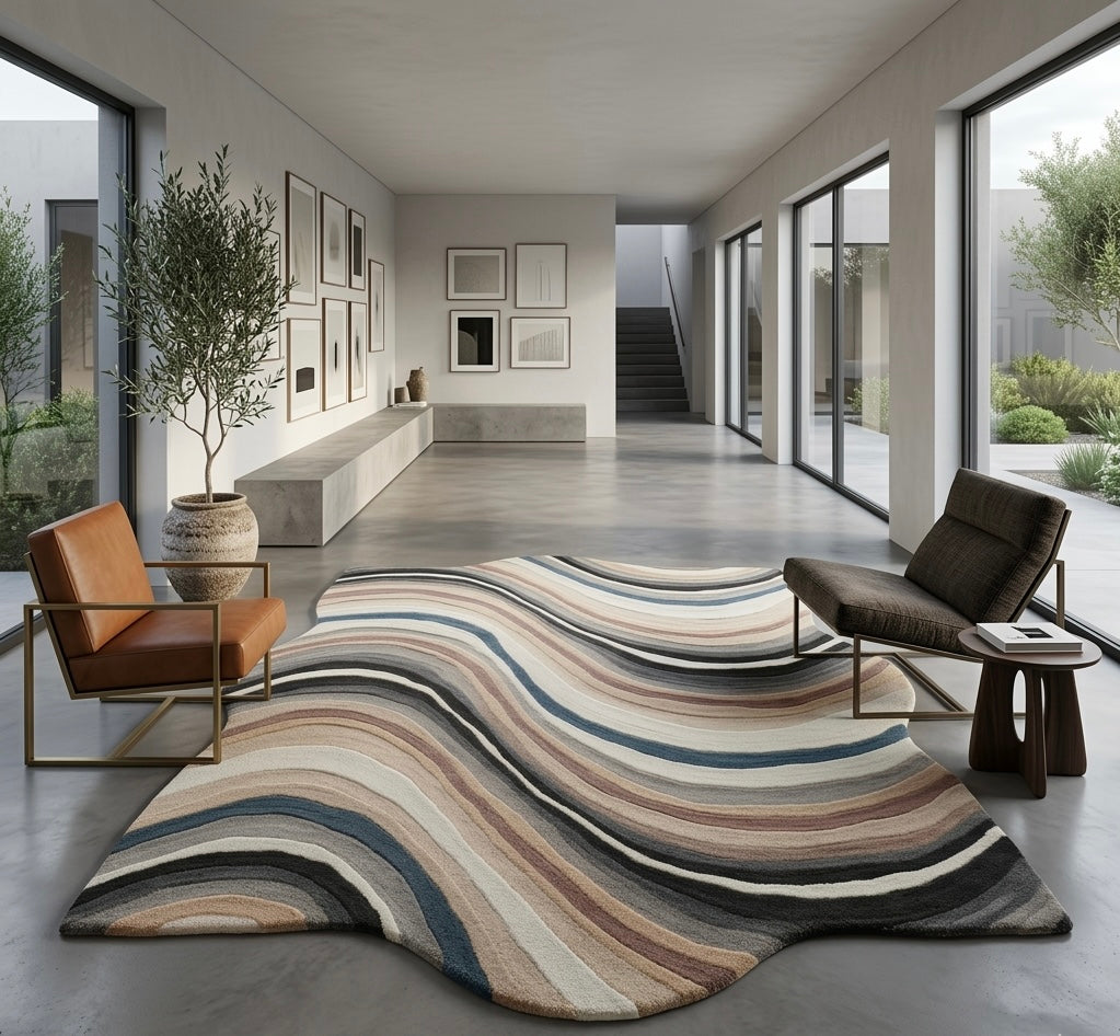 Arctic Shoreline Irregular Rugs