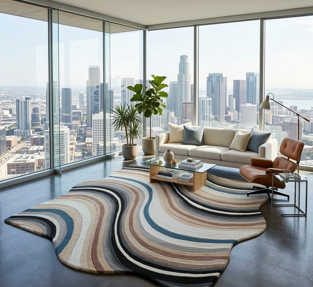 Arctic Shoreline Irregular Rugs