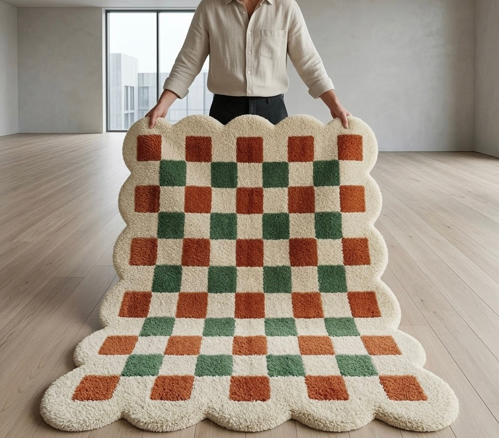 Matcha Glaze Irregular Rugs