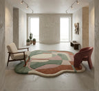Multicolor Irregular Rugs