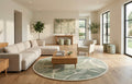 Zen Abstract Round Rugs