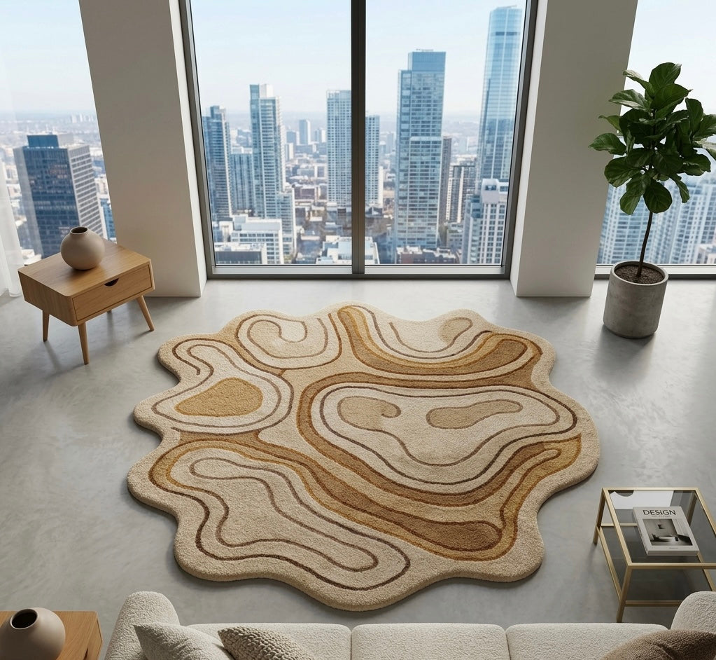 The S-Curve Irregular Rugs