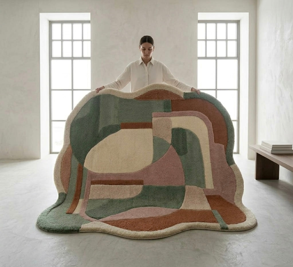 Multicolor Irregular Rugs