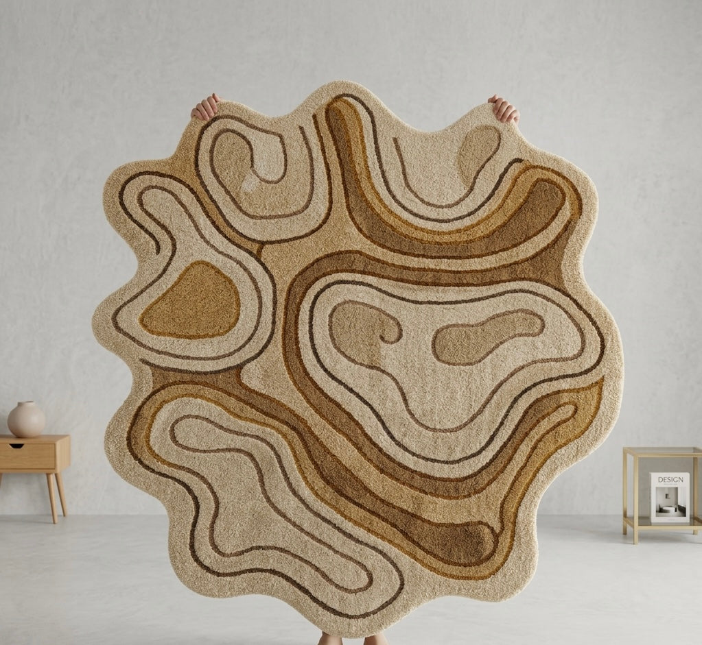 The S-Curve Irregular Rugs