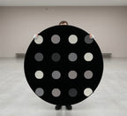Modern Polka Dot Round Rug