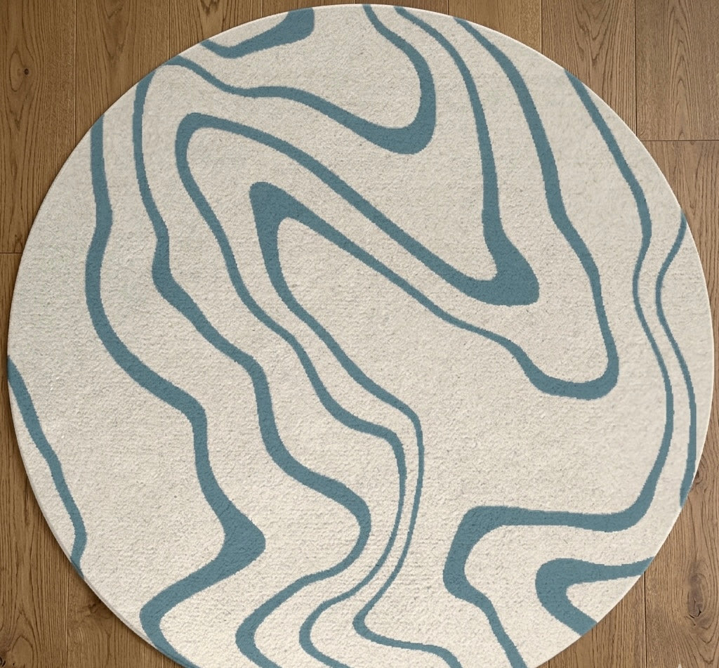 Swirl Round Rug