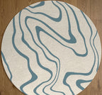 Swirl Round Rug