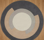 Modern Concentric Round Rugs