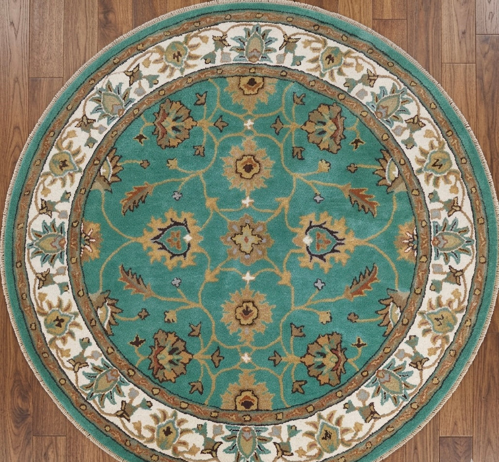 Mughal-Inspired Round Rugs