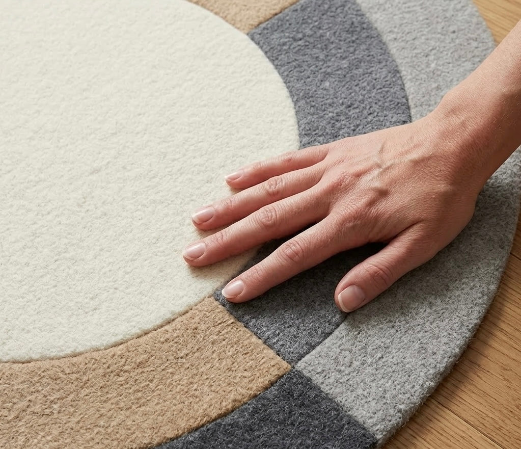 Modern Concentric Round Rugs