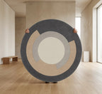 Modern Concentric Round Rugs