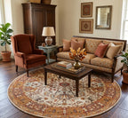 Madaline Traditional Round Rugs
