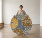 Rich Flowers Round Rug