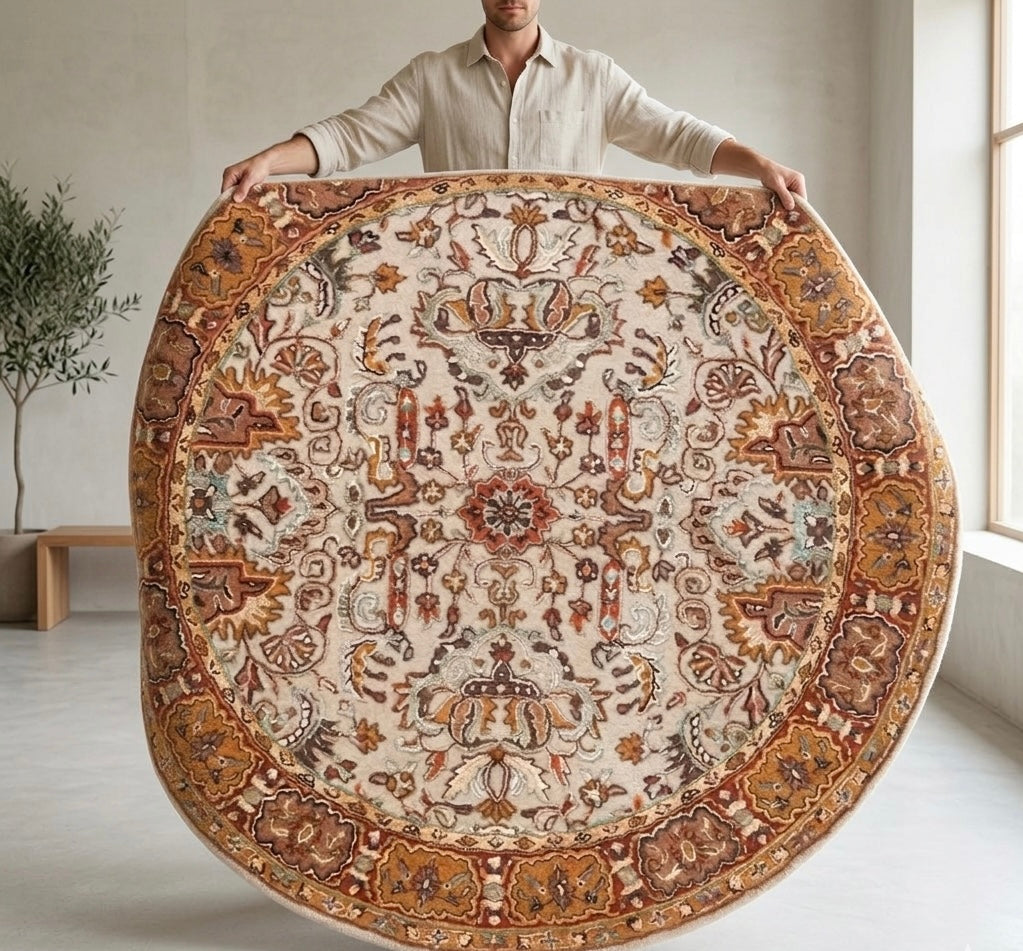 Madaline Traditional Round Rugs