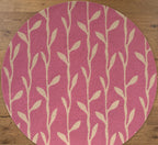 Willow Pink Round Rug