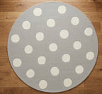 Kids Polka Dot Round Rugs