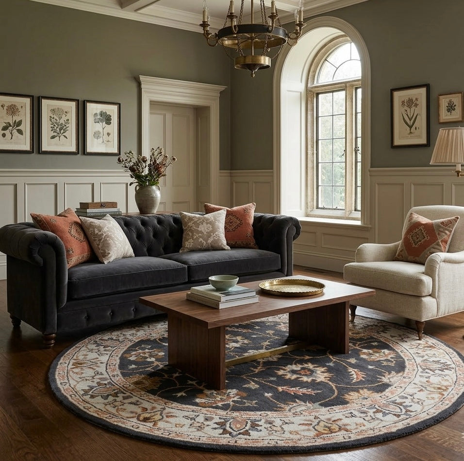 Antique Design Round Rugs