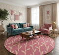 Willow Pink Round Rug