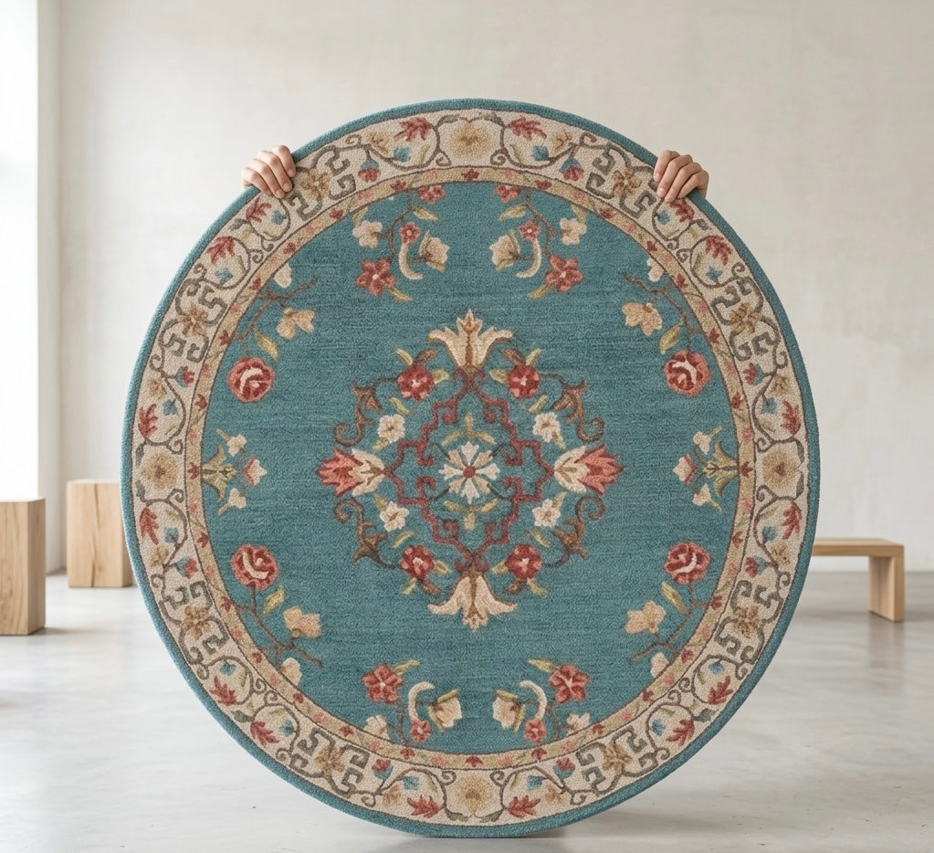 The Heritage Loom Round Rugs