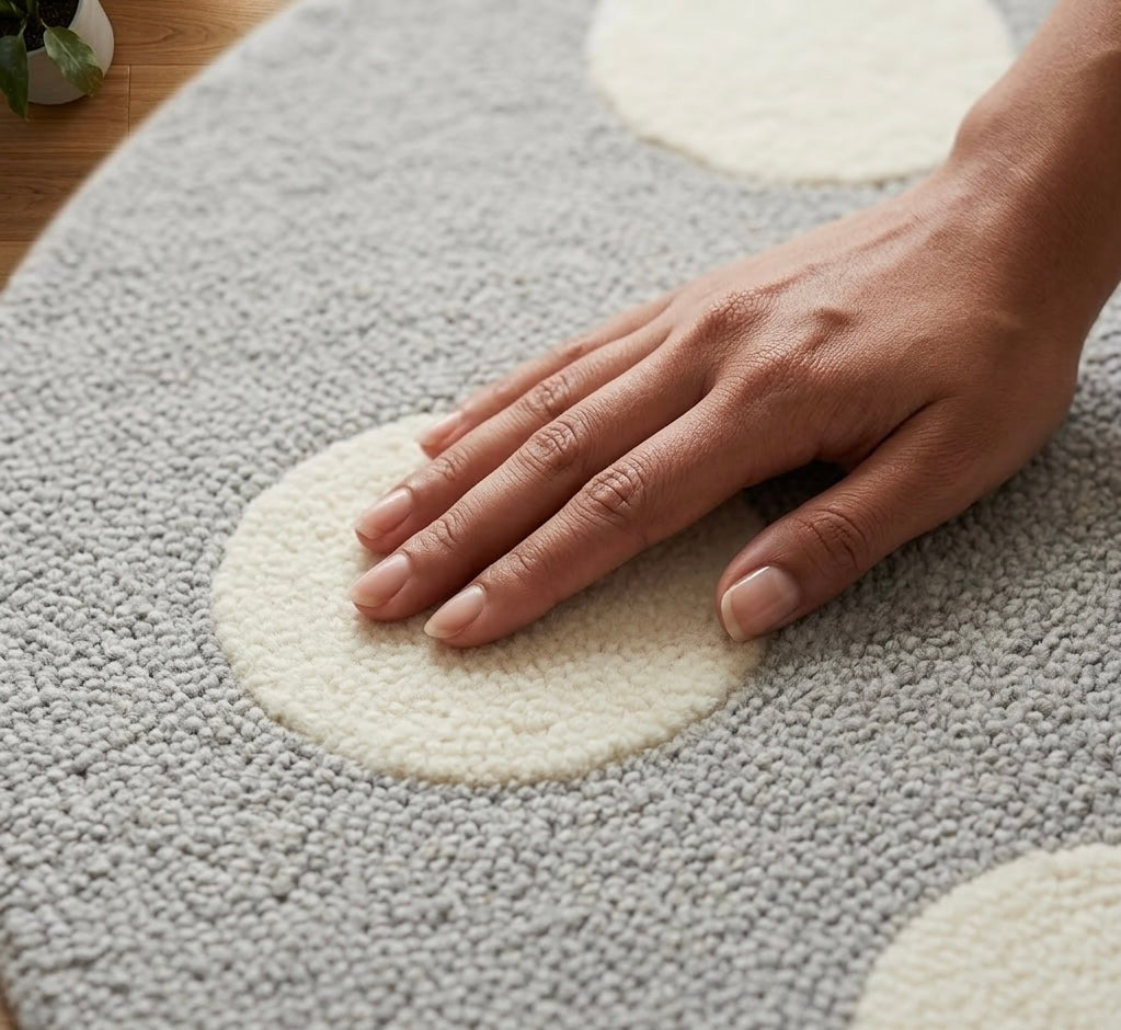 Kids Polka Dot Round Rugs