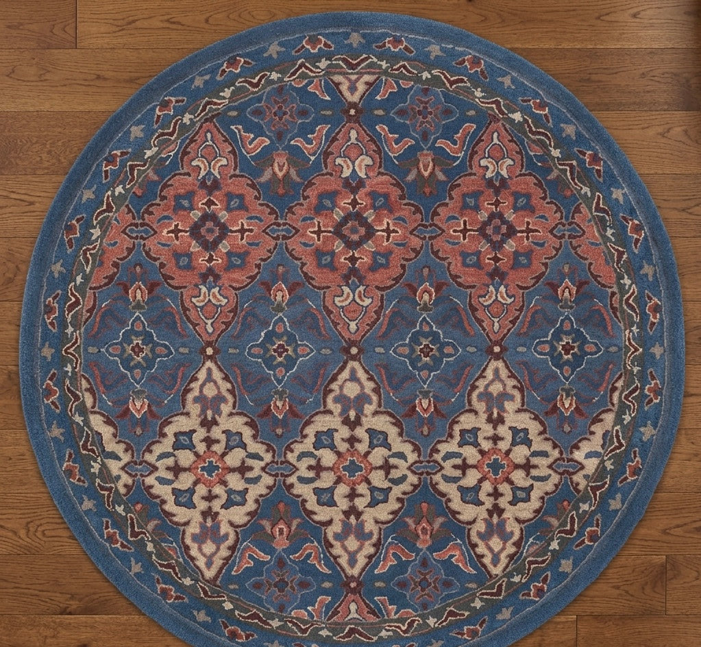Traditional Round Medallion Rug