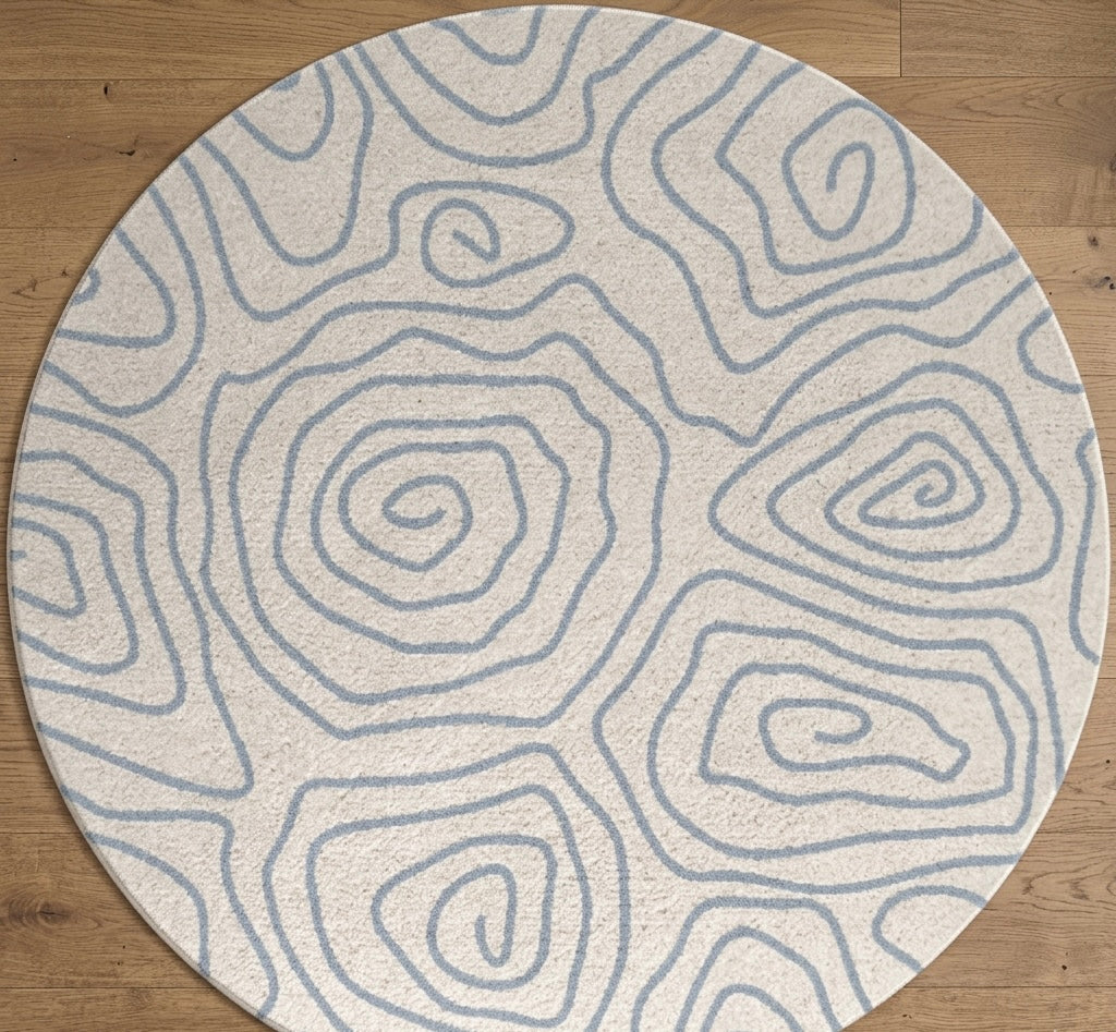 Swirl Round Rug