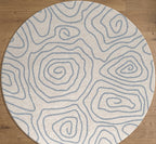 Swirl Round Rug