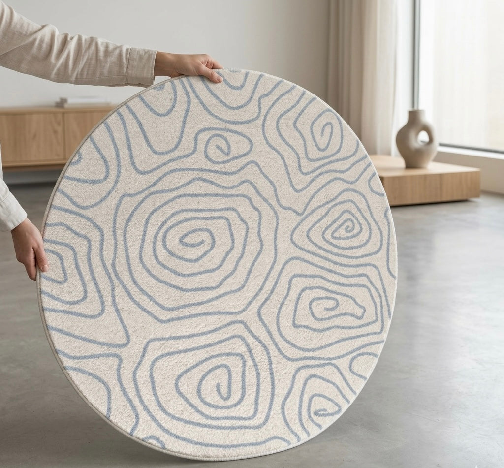 Swirl Round Rug