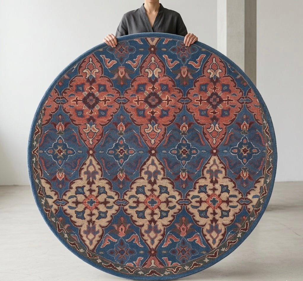 Traditional Round Medallion Rug