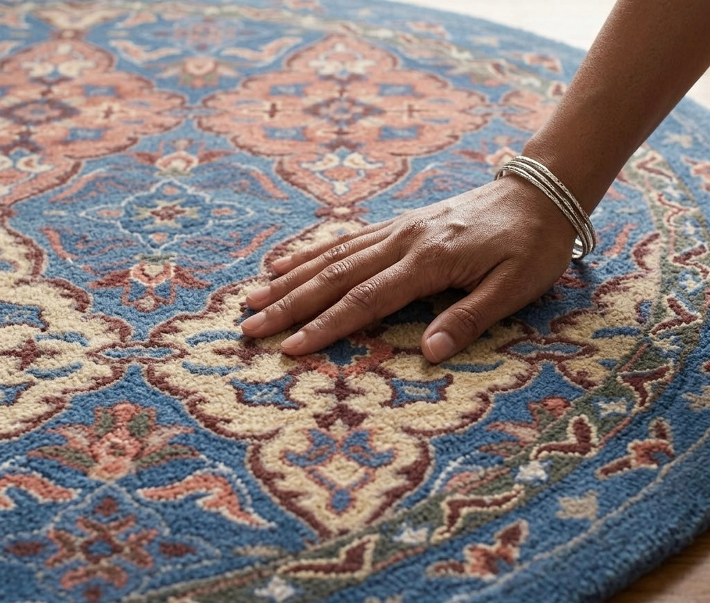 Traditional Round Medallion Rug