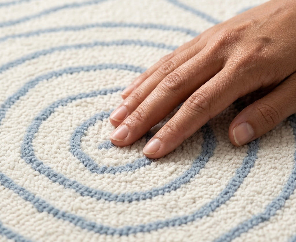 Swirl Round Rug
