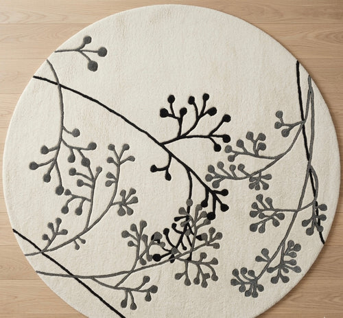 Barn Empire Scroll Round Rugs