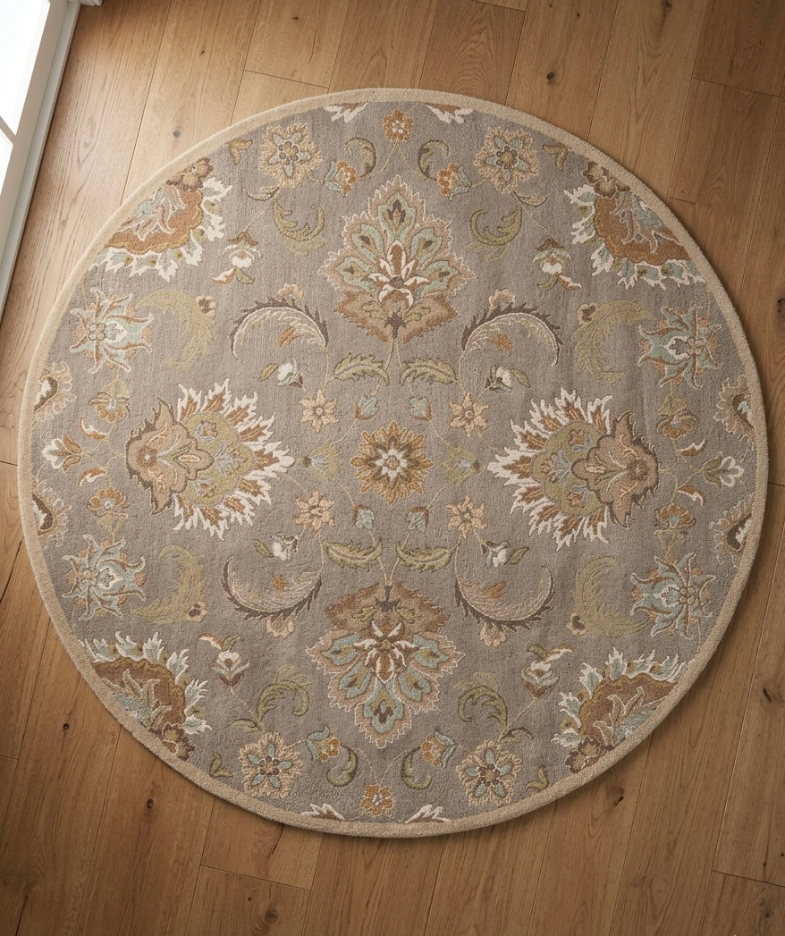 Barn Empire Scroll Round Rugs