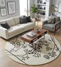 Barn Empire Scroll Round Rugs