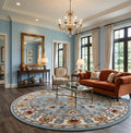 Noor-e-Zahan Round Rugs