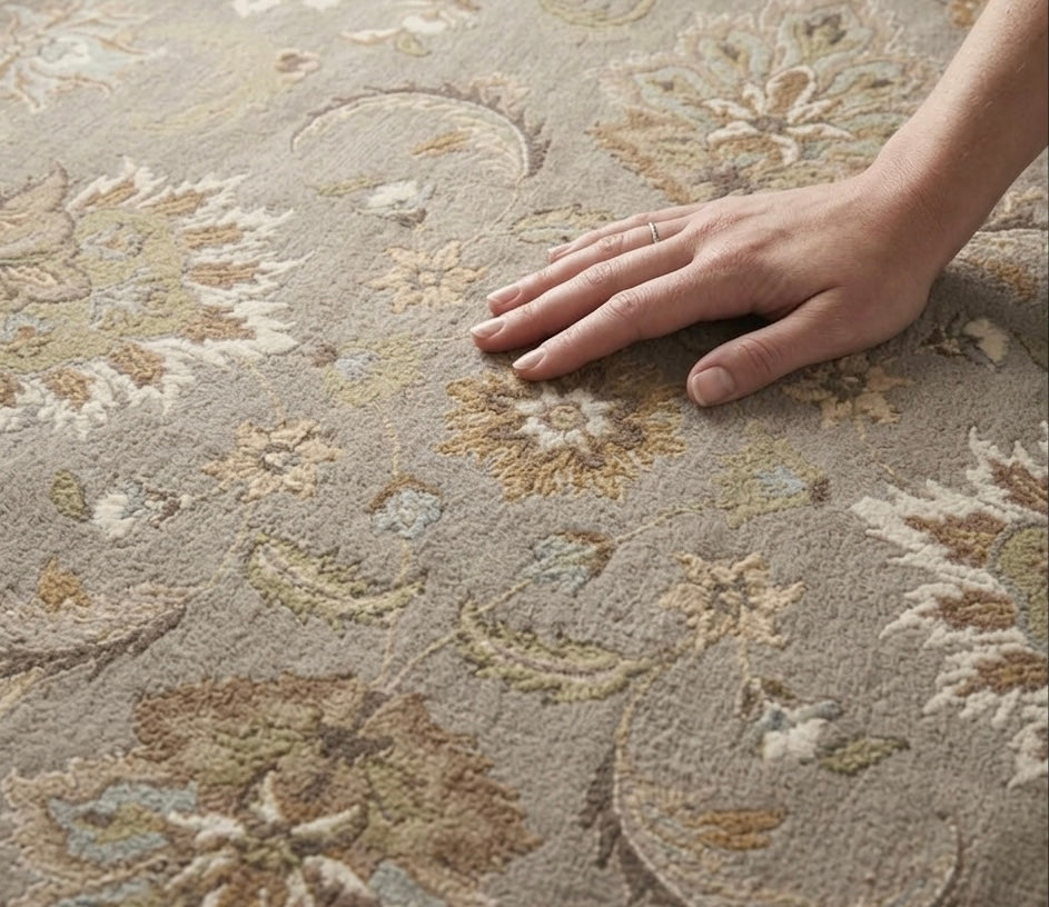 Barn Empire Scroll Round Rugs